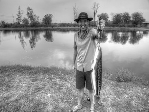 snakehead fishing in Thailand