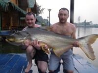 Fishing Bangkok for Giant Mekong catfish