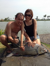 Singapore fishing fun in Thailand