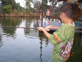 Playing 100lb+ fish in Thailand