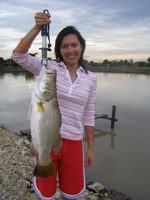 Fishing in Thailand for Barramundi
