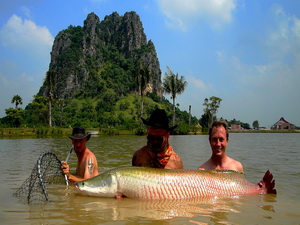 jurassic arapaima fishing thailand