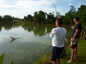 Jurassic fishing in Thailand
