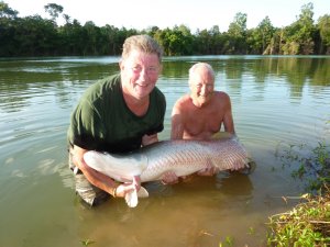 arapaima fishing with John Wilson