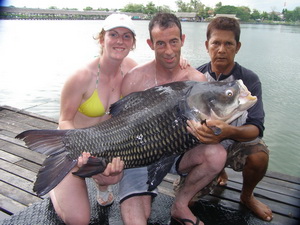 carp fishing in Bangkok at Bungsamran Lake