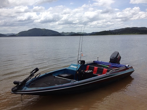 Thailand fishing at Kaeng Krachan Dam