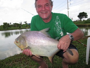 Pacu fishing in Thailand