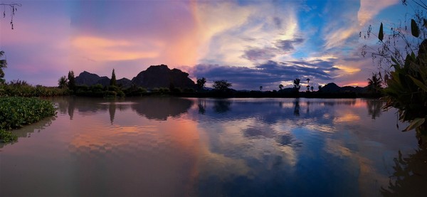 Sunset at Jurassic Mountain Resort Thailand