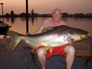 Mick Swan fishing in Bangkok