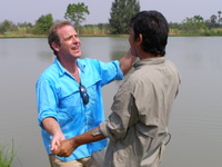 Robson Green & Alley fishing IT Lake Monsters Thailand