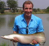 Robson Green arapaima fishing in Thailand