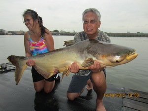 fishing Bungsamran Lake Bangkok