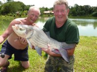 carp fishing thailand with John Wilson