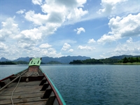 Fishing Cheow Lan Dam Thailand