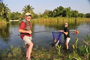 John Wislon & Eddy Mounce arapaima fishing in Thailand