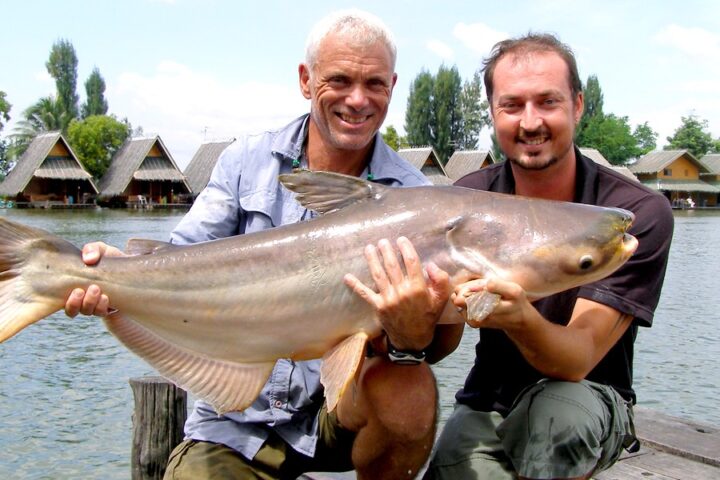 Jeremy Wade fishing in Bangkok