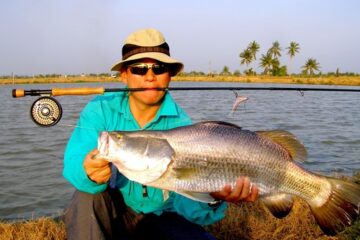 lure fishing in Bangkok for barramundi