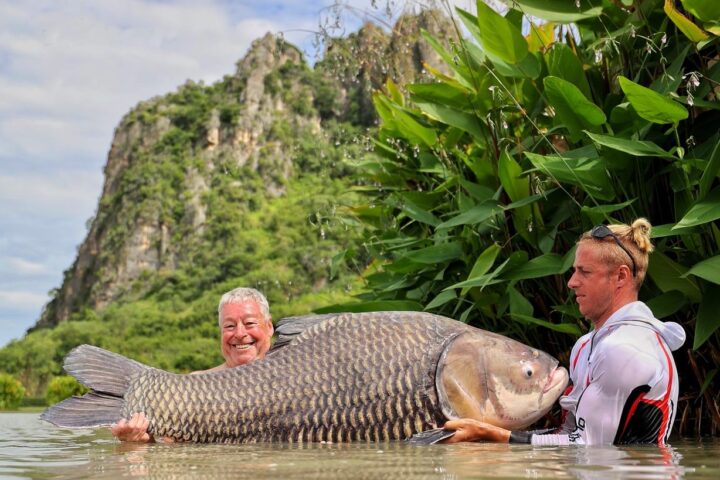 Jurassic carp fishing in Thailand