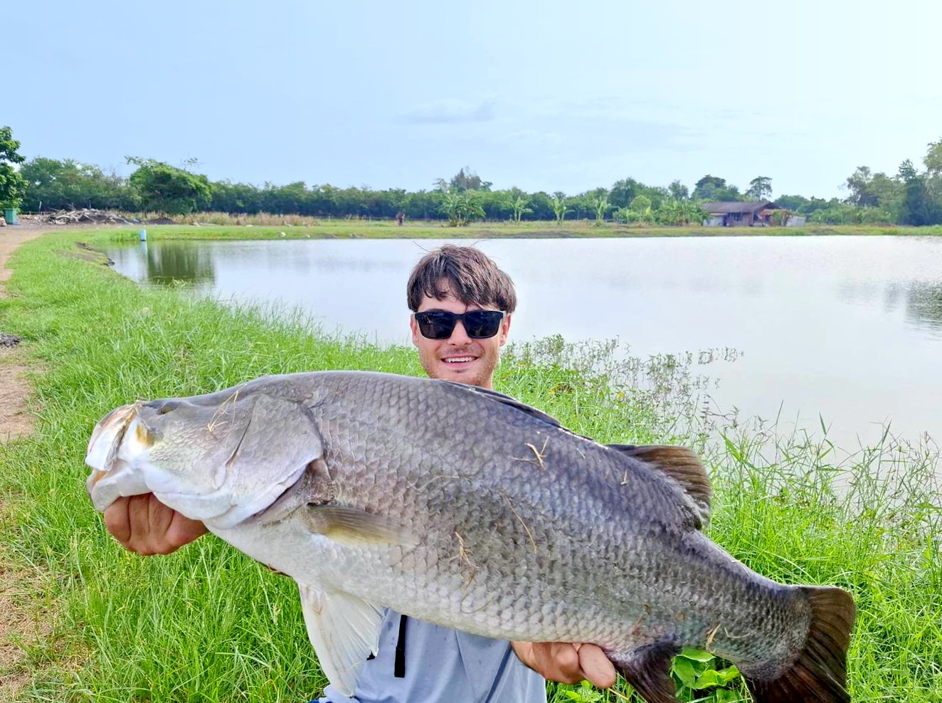barramundi fishing Pilot 111 Ponds Bangkok